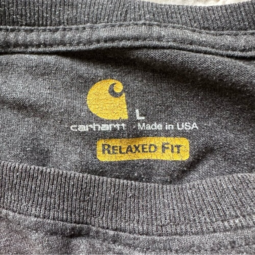 Carhartt | Relaxed Fit Lubbock Flag Graphic Short Sleeve T-Shirt | Size Large - Picture 7 of 11